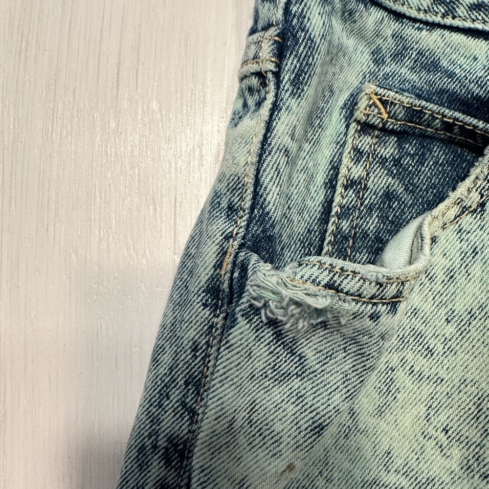 Vintage 80s 90s Code Bleu Acid Wash Jeans Women’s High Rise Straight 14 - Picture 13 of 16